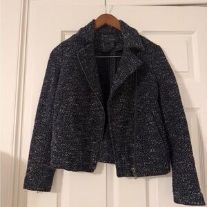 J. Crew Black Tweed Blazer